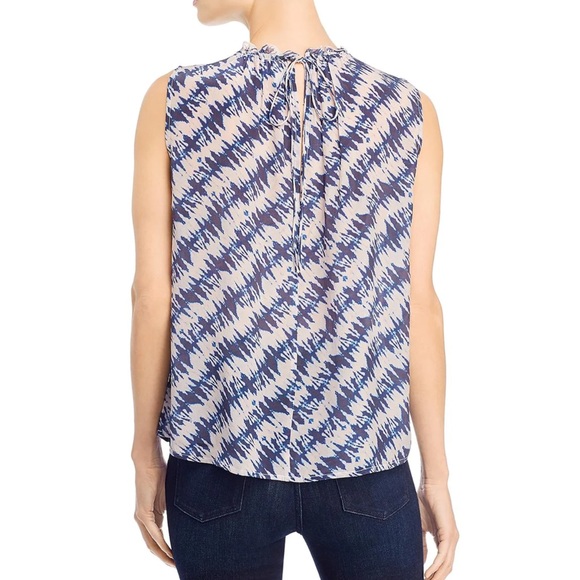 ANTHROPOLOGIE Velvet By Graham & Spencer Tie Dye Blouse $158 MSRP - Picture 2 of 5